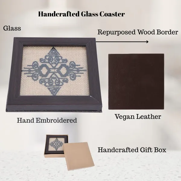 Multicolour_Hand_Embroidered_Glass_Coaster