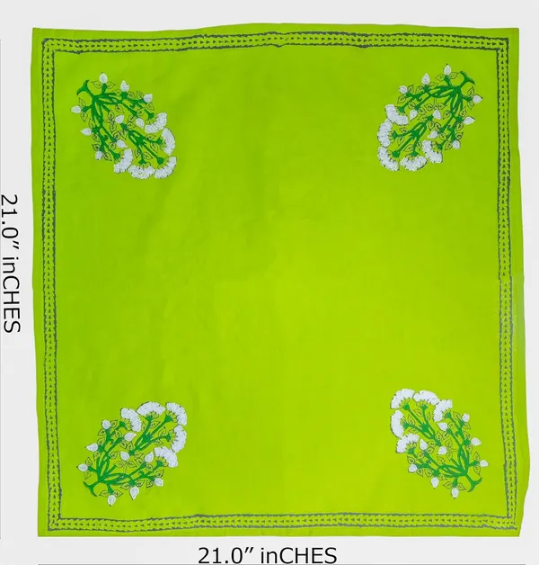 Indha_Hand_Block_Printed_White_Cotton_Napkin_Set_(Pack_of_6)_for_Home_&_Office_Celebrations_(Green-CNFBPG)