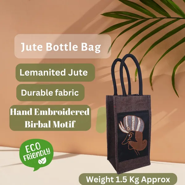 Indha_Premium_Jute_Bottle_Bag_–_Water_Bottle_Cover_for_1L_Gift_Bags,_Bottle_Bag_for_Office,_Travel_and_Carrier_Use_Sustainable_Jute_Bag_with_Embroidered_Motif