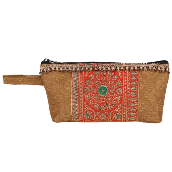 Indha_Hand_Block_Printed_Cotton_Utility_Pouch_|_Eco-Friendly_&_Upcycled_|_Handmade_Multipurpose_Travel_Pouch_for_Daily_Use_&_Storage_|_Artisan_Block_Print_Pouch_(Golden-UPSTRL)