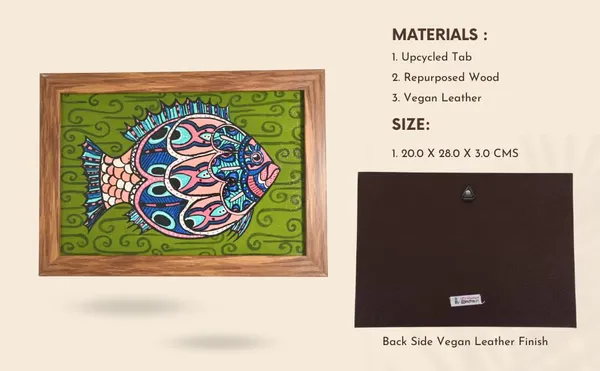 Green_Hand-Painted_Upcycled_Computer_Tablet_Wall_Painting