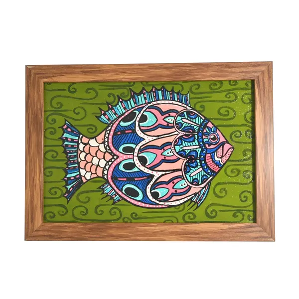 Green_Hand-Painted_Upcycled_Computer_Tablet_Wall_Painting