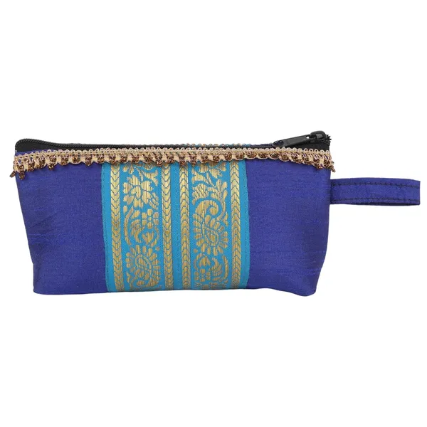 Indha_Hand_Block_Printed_Cotton_Utility_Pouch_|_Eco-Friendly_&_Upcycled_|_Handmade_Multipurpose_Travel_Pouch_for_Daily_Use_&_Storage_|_Artisan_Block_Print_Pouch_(Blue_Dupion_-UPBBFL)