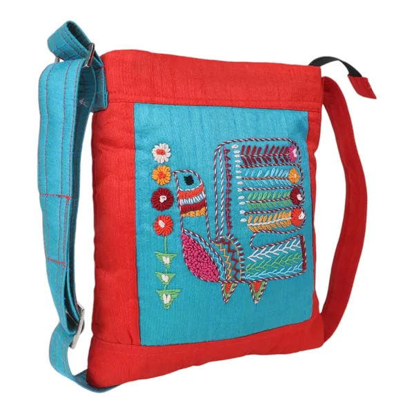 Sky_Blue_Turkey_Bird_Embroidery_Sling_Bag