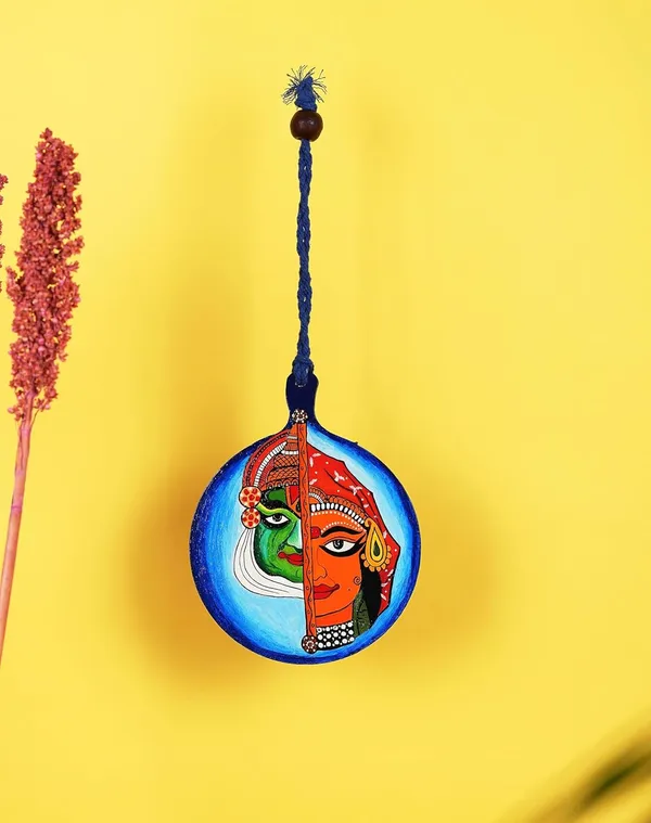 Indha_Hand-Painted_Wooden_Wall_Hanging_�_Half_Face_Folk_Art_|_Vibrant_Traditional_Wall_Accent_|_Ready_to_Hang_|_Handmade_Gift_for_Festivals_&_Home_D�cor