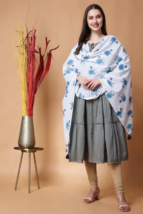 INDHA_Cotton_Stole_|_Block_Printed_Stole_|toles_For_Women_|_Traditional_Stoles_|_Gifting_|_Fashion_Wear_|_Indo_Western_Stole_|_Fashion_Accessory_(Cycle_Design_Motif)