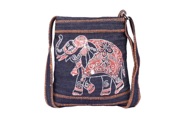INDHA_Denim_Sling_Bag_for_Women_Elephant_Print_|_Hand_Block_Printed_Crossbody_Bag_|_Stylish_Small_Shoulder_Bag_for_Girls_&_Women_|_Daily_Use_College_Sling_Bag_–_Navy_Blue