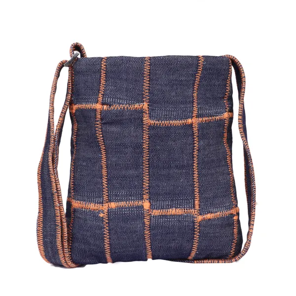INDHA_Denim_Sling_Bag_for_Women_Elephant_Print_|_Hand_Block_Printed_Crossbody_Bag_|_Stylish_Small_Shoulder_Bag_for_Girls_&_Women_|_Daily_Use_College_Sling_Bag_–_Navy_Blue