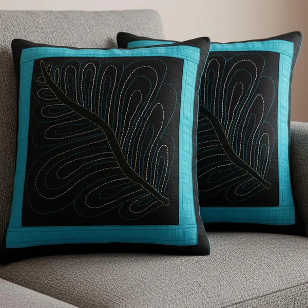 INDHA_Exquisite_Leaf_Hand-Embroidered_Dupion_Silk_Cushion_Covers_with_Kantha_Art_(Set_of_2)