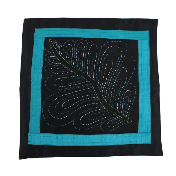 INDHA_Exquisite_Leaf_Hand-Embroidered_Dupion_Silk_Cushion_Covers_with_Kantha_Art_(Set_of_2)