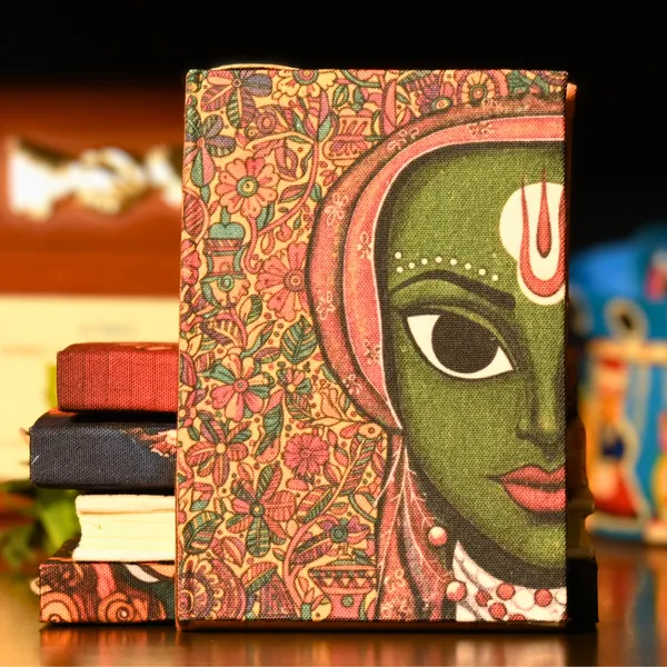 INDHA_Hand-Crafted__Diary_–_5x7_Inches,_Native_Art_Face_Design,_Eco-Friendly_100_GSM_Recycled_Paper,_Elegant_Gift_Choice_