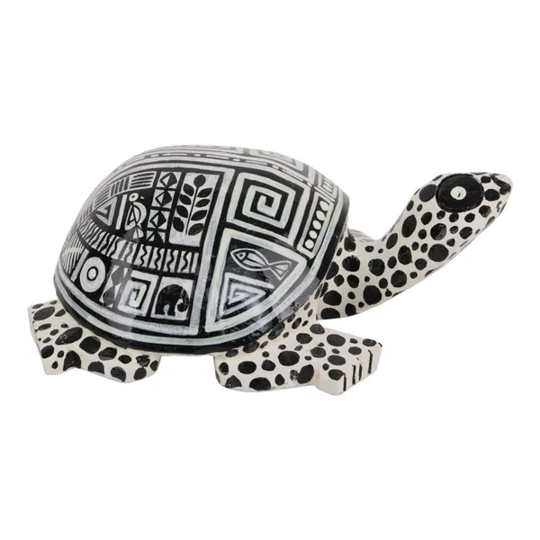INDHA_Hand-Painted_Wooden_Turtle_|_Hand-Carved_Table_Décor_&_Paperweight_|_Folk_Art_Desk_Showpiece_|_Cute_Handmade_Gift