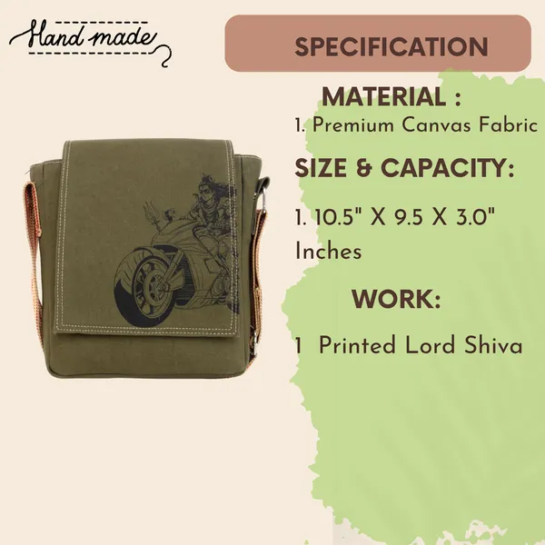 INDHA_Lord_Shiva_Motorcycle_Sling_Bag_–_Unisex_Crossbody_Travel_Bag_|_Modern_Indian_Fusion_Design_|_Lightweight_&_Durable_Daily_Carry