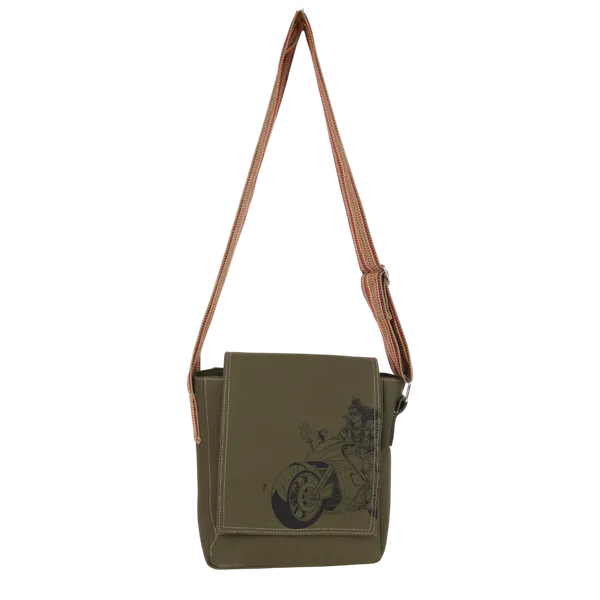 INDHA_Lord_Shiva_Motorcycle_Sling_Bag_–_Unisex_Crossbody_Travel_Bag_|_Modern_Indian_Fusion_Design_|_Lightweight_&_Durable_Daily_Carry