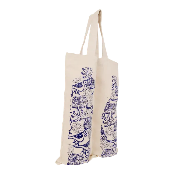 Indha_Contemporary_Block_Printed_Bottle_Carry_Bag_|_Premium_Cotton_Canvas_Gift_Bag_for_Bottles