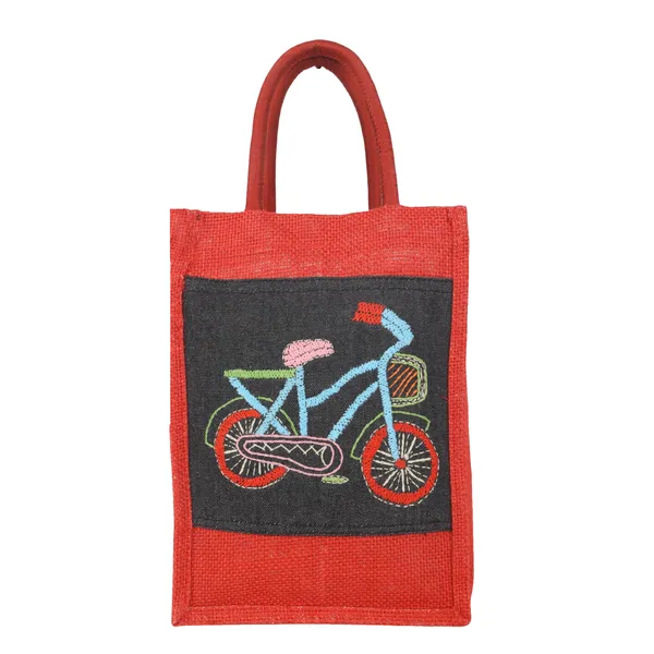 Indha_Earthy_Jute_Twin_Water_Bottle_Bag_with_Colourful_Bicycle_Hand_Embroidery_|_Eco-Friendly_Gift_for_Children,_Teachers_&_Mother’s_Day