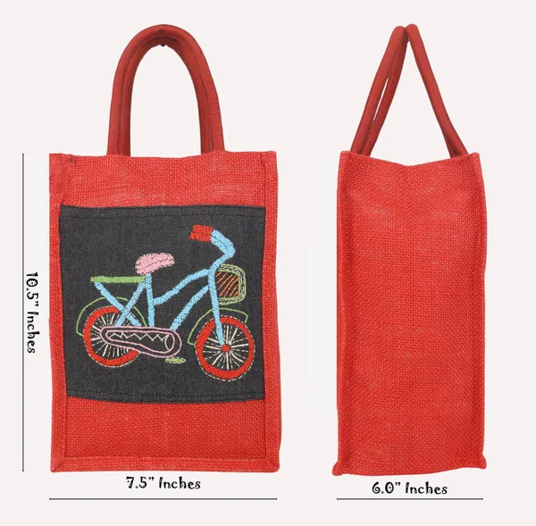 Indha_Earthy_Jute_Twin_Water_Bottle_Bag_with_Colourful_Bicycle_Hand_Embroidery_|_Eco-Friendly_Gift_for_Children,_Teachers_&_Mother’s_Day