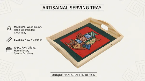 Indha_Eco-Friendly_Hand_Embroidered_Cat_&_Fish_Motif_Pine_Wood_Tray_|_Sustainable_Handmade_Decorative_Serving_Tray_|_Artisanal_Home_Décor_&_Gift
