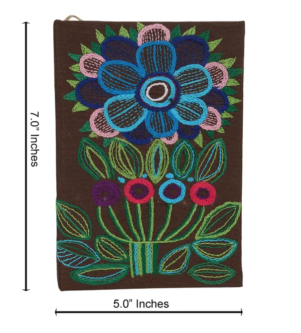 Indha_Floral_Motif_Hand_Embroidered_|Dupian_Silk|_Recycled_Paper_Diary_|_Sustainable_Gift
