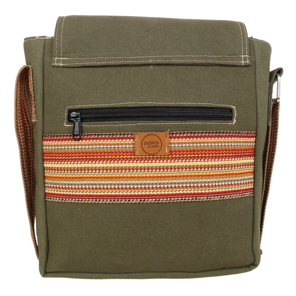 Indha_Green_Canvas_Crossbody_Bag_with_Fisherman_Art_Print_|_Stylish_Rugged_Messenger_Bag_for_Men