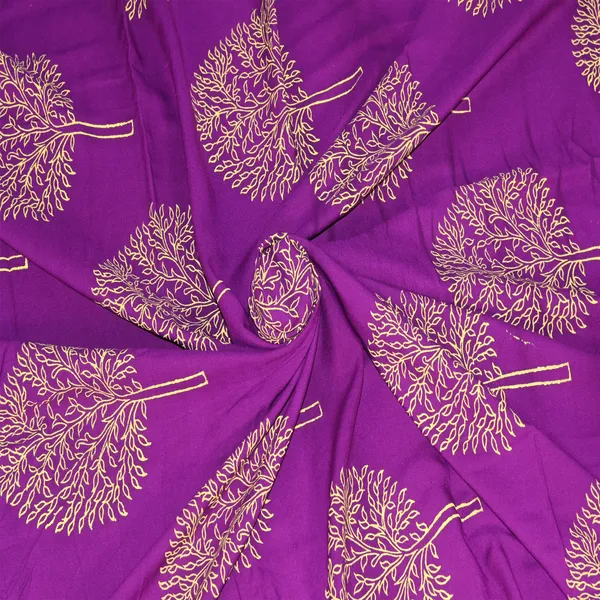Indha_Hand_Block_Printed_Cotton_Fabric_(3_Meter)_–_Purple_&_Yellow_Tree_Design_|_100%_Cotton_Jaipuri_Block_Print_Fabric_for_Dresses,_Kurtis,_Sewing,_Quilting_&_Home_Décor