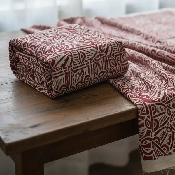 Indha_Hand_Block_Printed_Cotton_Fabric_(Unstitched_3_Meter)_–_White_&_Maroon_Abstract_Design_|_60x60_Thread_Count_|_120-150_GSM_|_Multipurpose_Fabric_for_Kurti,_Dress_&_Craft