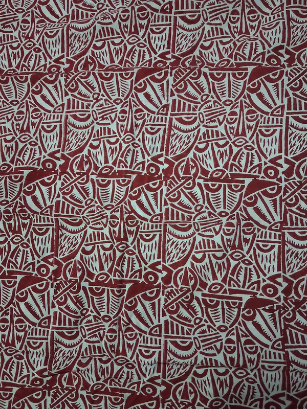 Indha_Hand_Block_Printed_Cotton_Fabric_(Unstitched_3_Meter)_–_White_&_Maroon_Abstract_Design_|_60x60_Thread_Count_|_120-150_GSM_|_Multipurpose_Fabric_for_Kurti,_Dress_&_Craft