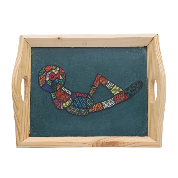 Indha_Hand_Embroidered_Dupion_Silk_Motif_Tray_|_Premium_Pine_Wood_Serving_Tray_|_Handmade_Decorative_Platter_for_Home,_Coffee_Table_&_Festive_Gifting_