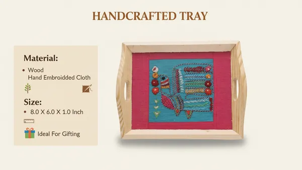 Indha_Hand_Embroidered_Dupion_Silk_Motif_Tray_|_Premium_Pine_Wood_Serving_Tray_|_Handmade_Decorative_Platter_for_Home,_Coffee_Table_&_Festive_Gifting_
