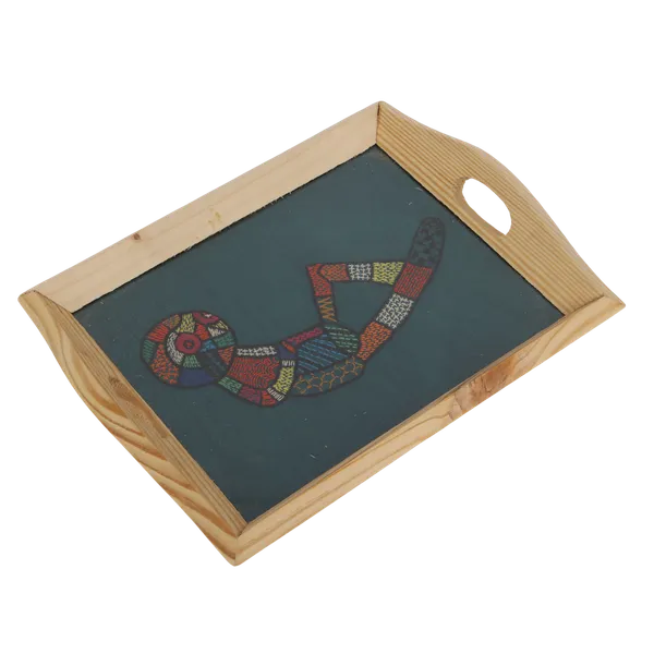 Indha_Hand_Embroidered_Dupion_Silk_Motif_Tray_|_Premium_Pine_Wood_Serving_Tray_|_Handmade_Decorative_Platter_for_Home,_Coffee_Table_&_Festive_Gifting_