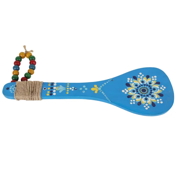 Indha_Hand-Painted_Wooden_Spoon_Décor_|_Rangoli_Motif_|_Beads_&_Jute_Detailing_|_Wooden_Wall_Accent_|_Unique_Souvenir_Gift_(Blue_Rangol)