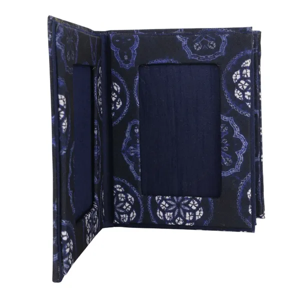 Indha_Handmade_4-in-1_Photo_Frame_Folder_|_Abstract_Print_Dupion_Silk_Cover_|_5_x_7_Inch_Decorative_Photo_Frame_|_Elegant_Gift_for_All_Occasions