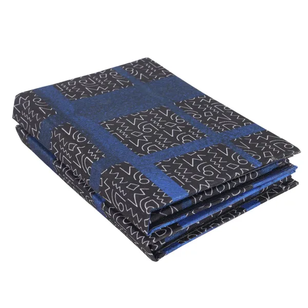 Indha_Handmade_4-in-1_Photo_Frame_Folder_|_Abstract_Print_Dupion_Silk_Cover_|_5_x_7_Inch_Decorative_Photo_Frame_|_Elegant_Gift_for_All_Occasions_(Blue)