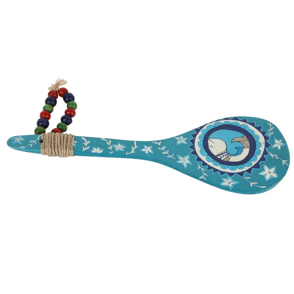 Indha_Madhubani_Hand-Painted_Wooden_Decorative_Spoon_(Fish_Motif)
