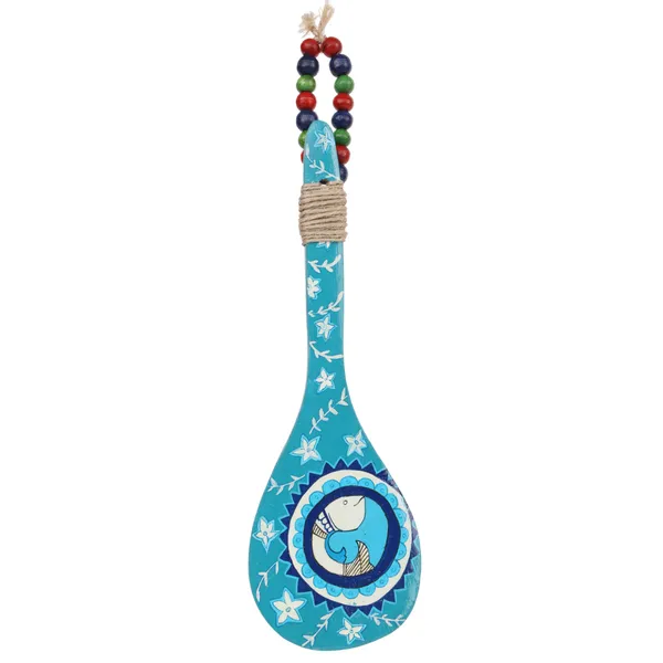 Indha_Madhubani_Hand-Painted_Wooden_Decorative_Spoon_(Fish_Motif)