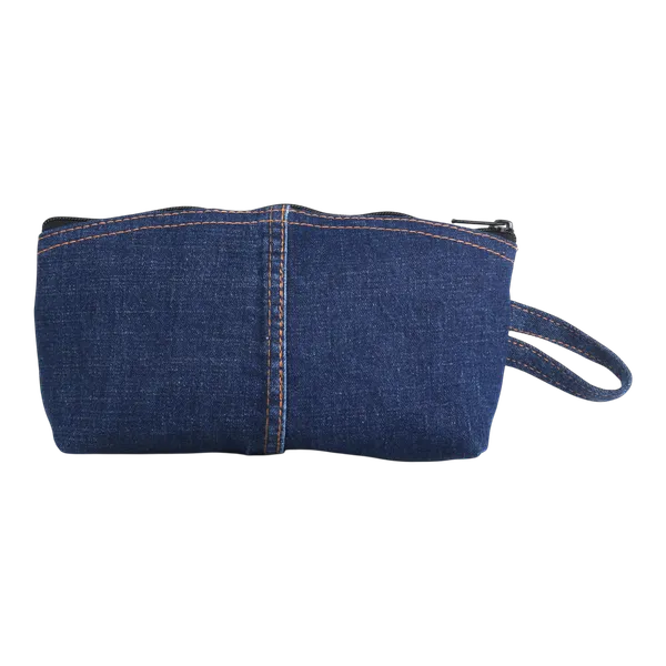 Indha_Premium_Denim_Dog_Embroidered_Zipper_Pouch_–_Cute_Travel_Cosmetic_&_Organizer_Bag_with_Wrist_Strap
