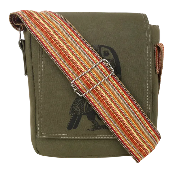 Indha_Zen_Art_Bird_Print_Crossbody_Bag_|_Trendy_Cotton_Canvas_Sling_Bag_for_Everyday_Use