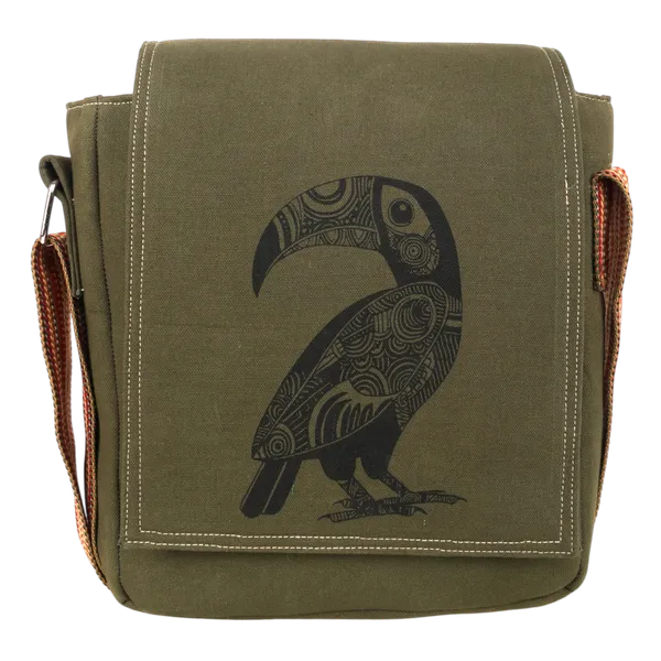 Indha_Zen_Art_Bird_Print_Crossbody_Bag_|_Trendy_Cotton_Canvas_Sling_Bag_for_Everyday_Use