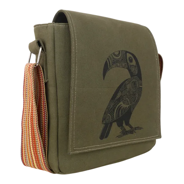 Indha_Zen_Art_Bird_Print_Crossbody_Bag_|_Trendy_Cotton_Canvas_Sling_Bag_for_Everyday_Use
