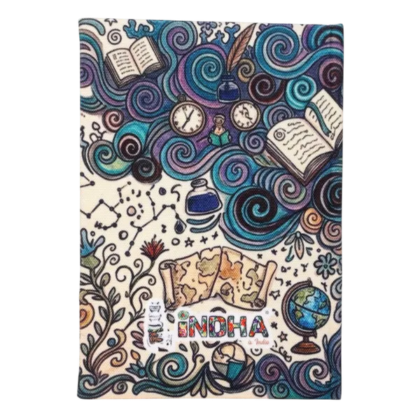Indha_“Dwelling_of_Thoughts”_Diary_–_Handcrafted_Recycled_Paper_Journal_with_Artistic_Fusion_Cover