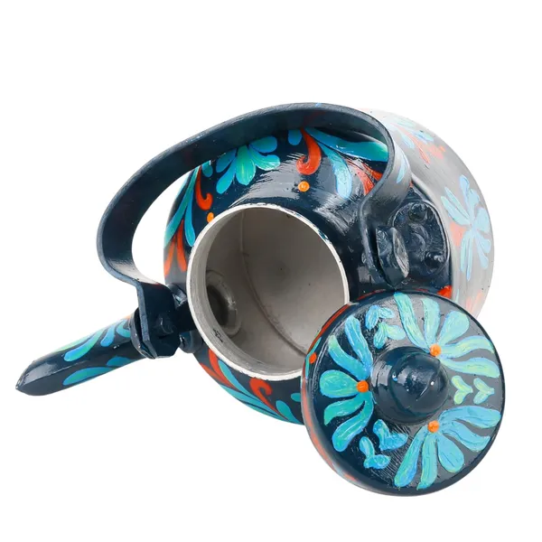 Indha_Hand-Painted_Aluminium_Kettle_�_Floral_Table_D�cor_Showpiece_|_Vintage-Style_Home_Decoration_|_Colourful_Gift_for_Living_Room,_Office_&_Festive_Gifting_|_Handmade_in_India