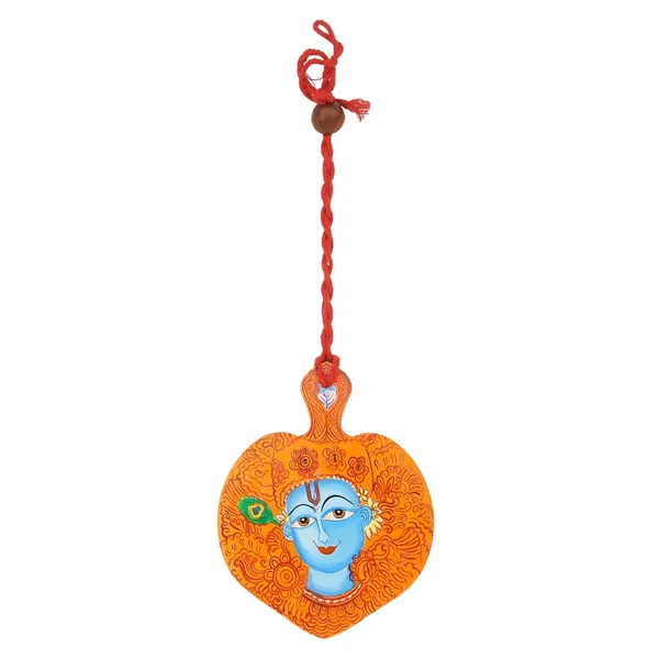 Indha_Hand-Painted_Wooden_Wall_Hanging_�_Krishna_Motif_|_Small_Traditional_Home_D�cor_Accent_|_Vibrant_Folk_Art_|_Ready_to_Hang_|_Handmade_Gift_for_Festivals_&_Housewarming