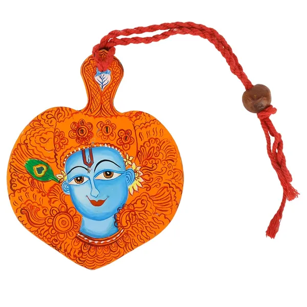 Indha_Hand-Painted_Wooden_Wall_Hanging_�_Krishna_Motif_|_Small_Traditional_Home_D�cor_Accent_|_Vibrant_Folk_Art_|_Ready_to_Hang_|_Handmade_Gift_for_Festivals_&_Housewarming