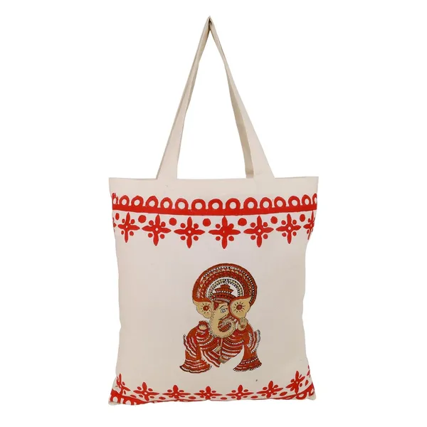Indha_Hand_Block-Printed_Cotton_Tote_Bag_�_Lord_Ganesha_Motif_|_Eco-Friendly_Reusable_Gift_&_Puja_Bag_|_Handmade_by_Women_Artisans_in_India_|_Sustainable_Canvas_Tote