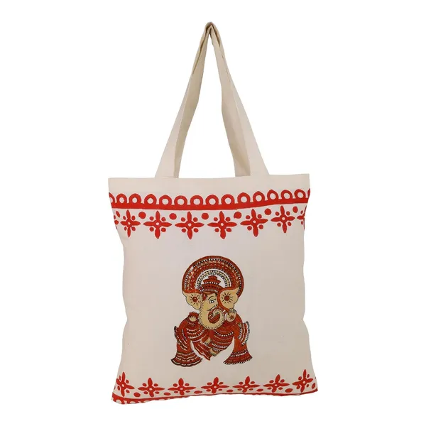 Indha_Hand_Block-Printed_Cotton_Tote_Bag_�_Lord_Ganesha_Motif_|_Eco-Friendly_Reusable_Gift_&_Puja_Bag_|_Handmade_by_Women_Artisans_in_India_|_Sustainable_Canvas_Tote