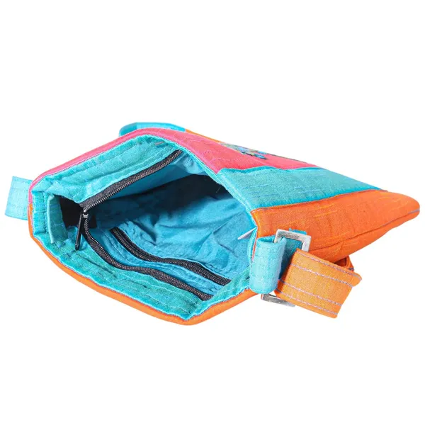 Indha_Handmade_Embroidered_Sling_Bag_for_Women_|_Colourful_Paisley_Motif_|_Pink_&_Orange_Dupion_Silk_Crossbody_|_Lightweight_Casual_Sling_for_College,_Shopping_&_Travel_|_Handmade_by_Artisans