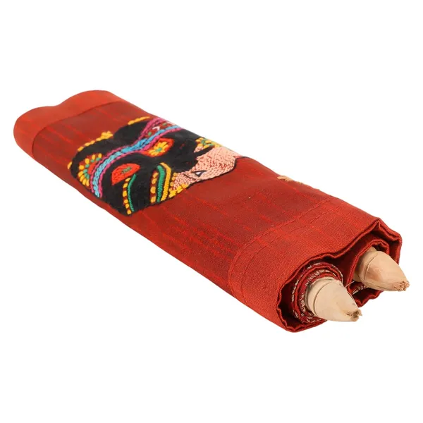 Indha_Hand-Embroidered_Lady_and_Her_Mirror_Portrait_Wall_Scroll_�_Dupion_&_Brocade_Silk_|_Handmade_Wall_D�cor_|_Cultural_Gift_for_Home_&_Office_|_Empowering_Women_Artisans_|_Made_in_India
