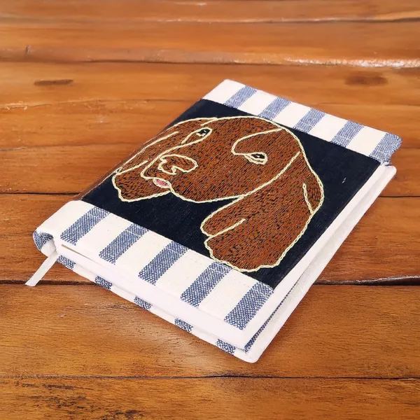 INDHA_Hand-Embroidered_Dog_Motif_Diary_|_Upcycled_Denim_Cover_|_Recycled_Paper_Notebook_|_Eco-Friendly_Journal_for_Office,_School_&_Gifting_|_50_Pages_|_Handmade_in_India