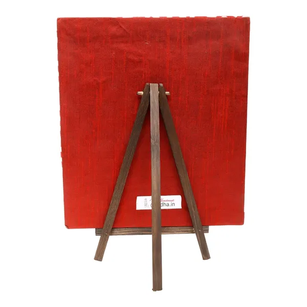 Indha_Hand-Embroidered_Folk_Bird_Textile_Art_on_Silk_with_Hand_Block-Printed_Frame_&_Wooden_Easel_|_Handmade_Indian_Table_D�cor_|_Cultural_Gift_for_Home,_Office_&_Travellers_|_Made_in_India