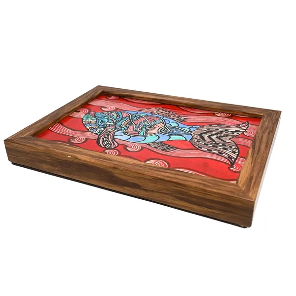 Red_Hand-Painted_Upcycled_Computer_Tablet_Wall_Painting
